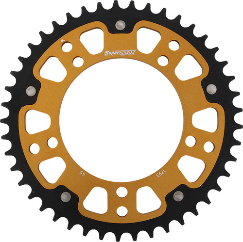 Rear Stealth Sprocket Alu/Stl 45t 520 Gld Hay/Suz/Tri