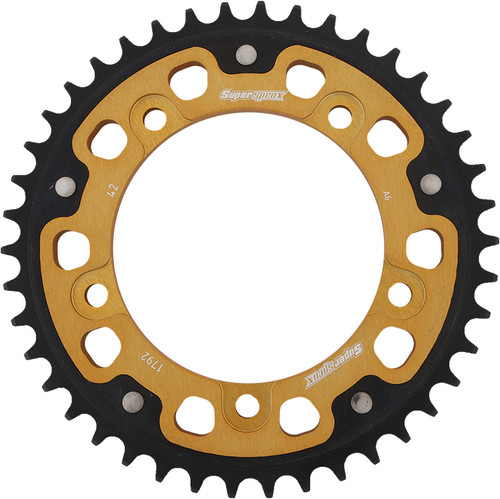 Rear Stealth Sprocket Alu/Stl 42t 525 Gld Suz/Tri