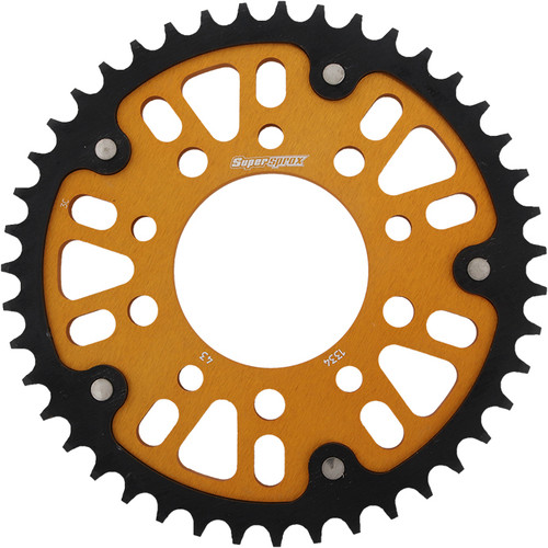 Rear Stealth Sprocket Alu/Stl 43t 530 Gld Hon/Tri
