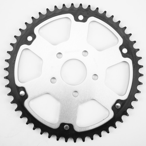Rear Stealth Sprocket Alu/Stl 50t 530 Slv Hd RST-7080-50-SLV