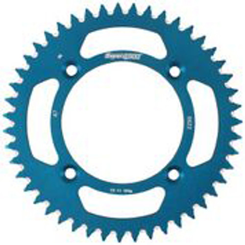 Rear Sprocket Aluminum 47t 420 Blu Yam RAL-6622-47-BLU Rear Sprocket Aluminum 47t 420 Blu Yam RAL-6622-47-BLU