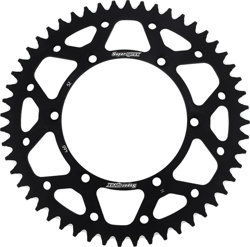 Rear Sprocket Aluminum 52t 520 Blk Kaw Rear Sprocket Aluminum 52t 520 Blk Kaw