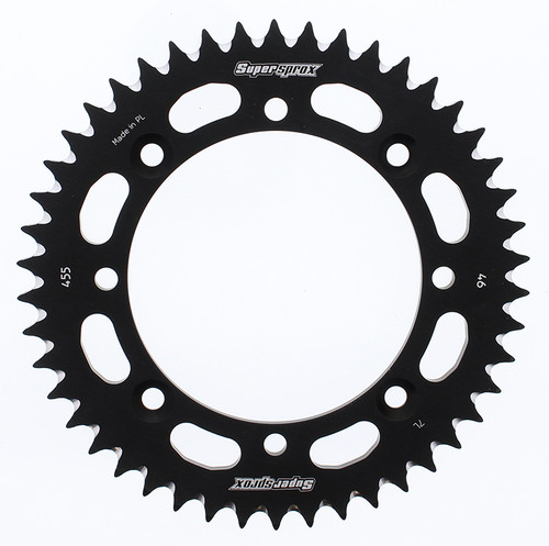 Rear Sprocket Aluminum 46t 420 Blk Kaw Rear Sprocket Aluminum 46t 420 Blk Kaw
