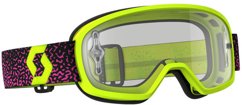 Buzz Pro Goggle Yellow/Pink W/Clear Works Lens Buzz Pro Goggle Yellow/Pink W/Clear Works Lens