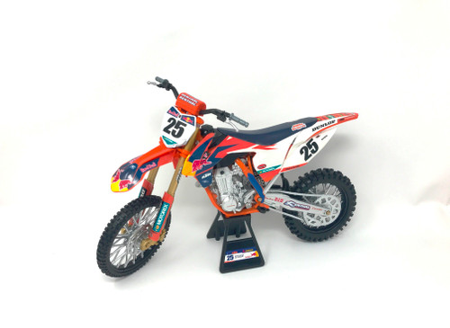 Replica 1:10 Race Bike 17 Ktm 450sx F Orange(musquin)