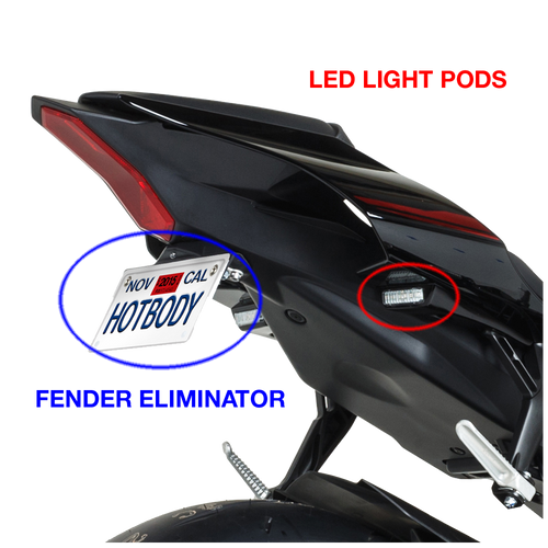 Plate Bracket Gloss Black