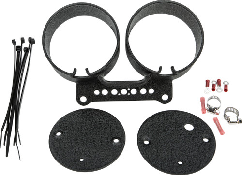 Dual Gauge Mount Bracket Kit Black Dual Gauge Mount Bracket Kit Black