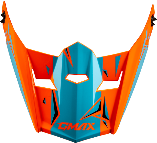 Youth Mx 46y Unstable Visor Hi Vis Orange/Blue Ys Yl Youth Mx 46y Unstable Visor Hi Vis Orange/Blue Ys Yl