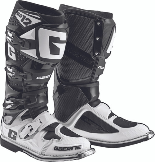 Sg 12 Boots Black/White Sz 10 Sg 12 Boots Black/White Sz 10