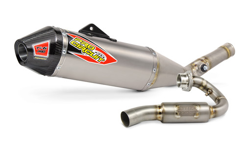 Ti 6 Pro Exhaust System Kx450f '09 15 W/Carbon Cap Ti 6 Pro Exhaust System Kx450f '09 15 W/Carbon Cap