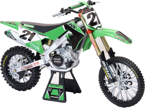 1:6 Scale Kawasaki Factory Team Kx450f Jason Anderson #21 1:6 Scale Kawasaki Factory Team Kx450f Jason Anderson #21