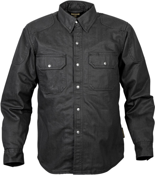 Covert Wax Riding Shirt Black Lg