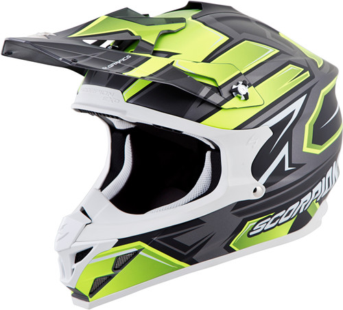 Vx 35 Off Road Helmet Finnex Silver/Neon Sm Vx 35 Off Road Helmet Finnex Silver/Neon Sm