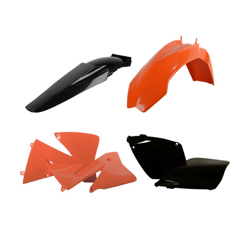 Plastic Body Kit Ktm Orange/Black