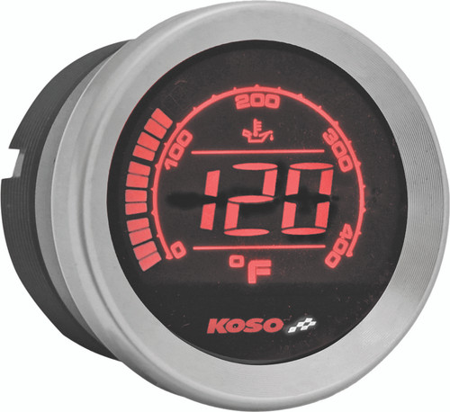 Hd 02t 2'' Oil Temp Gauge Silver Bezel Hd 02t 2'' Oil Temp Gauge Silver Bezel