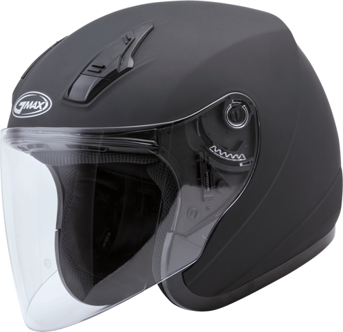 Of 17 Open Face Helmet Matte Black Lg
