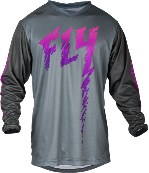 Youth F 16 Jersey Grey/Charcoal/Pink Yxl