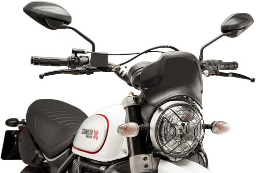 Front Plate Matte Black Duc Scrambler Desert Sled