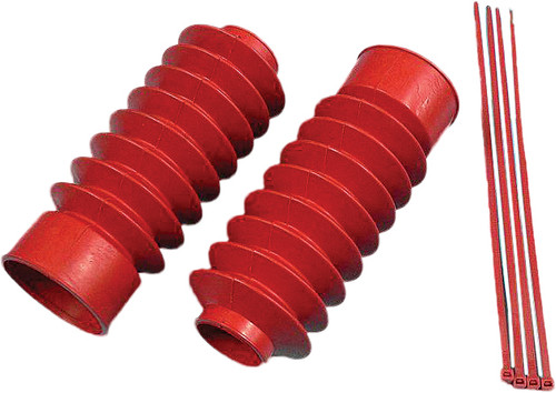 Custom 230mm Fork Boot Red 41mm Forks