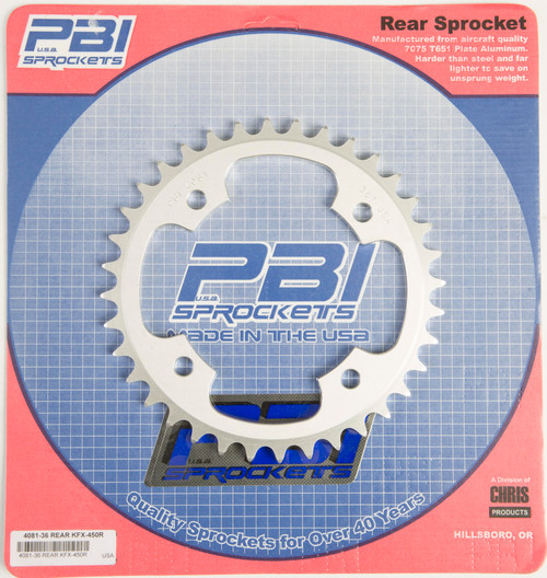 Rear Sprocket Aluminum 36t 520 Kaw Rear Sprocket Aluminum 36t 520 Kaw