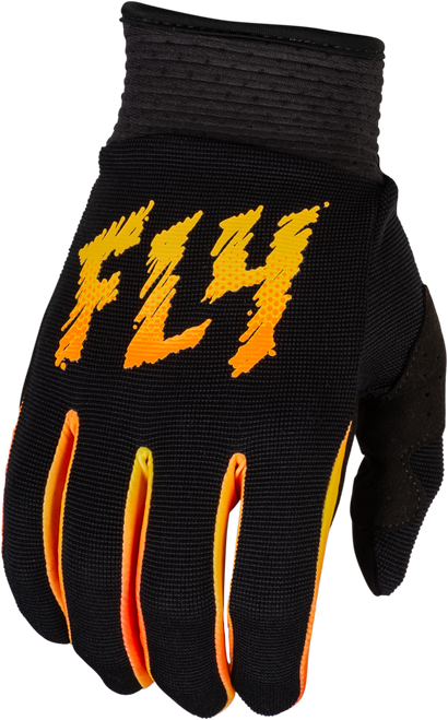 Youth F 16 Gloves Black/Yellow/Orange Yxs