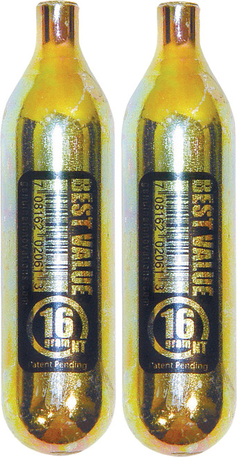 Non Threaded Style Cartridges 16g 2/Pk