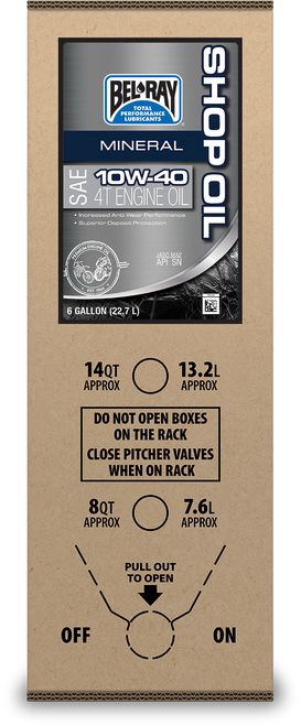 Shop Mineral Engine Oil 10w40 6gal Bib