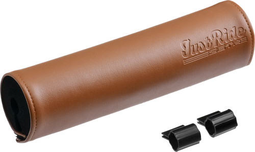Handlebar Bar Pad Leather 200mm Brown