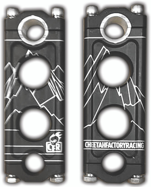 Knucks Risers 4" Black