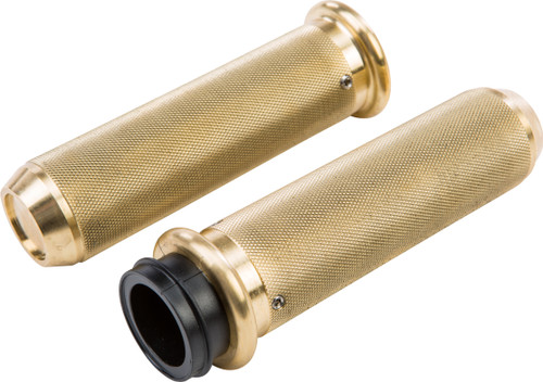 Knurled Grips Throttle By Wire Brass 1 In