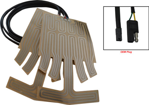 Plug & Play Grip Heaters Extended Length A/C