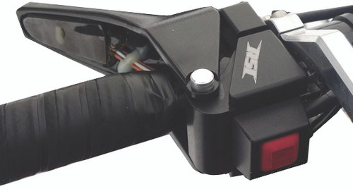 Billet Throttle Block W/ Push Button Kill Switch Pol Billet Throttle Block W/ Push Button Kill Switch Pol