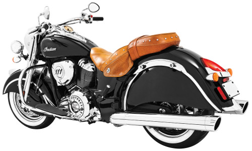 Liberty Slip Ons 4" Chrome W/Chrome Tip Indian Liberty Slip Ons 4" Chrome W/Chrome Tip Indian