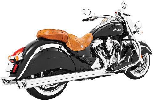 Racing Slip Ons 4" Chrome W/Chrome Tip Indian Racing Slip Ons 4" Chrome W/Chrome Tip Indian