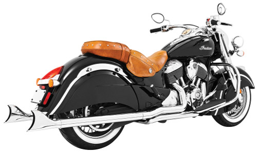 True Dual Headers 2.5" Chrome W/Sharktails `14 Up Indian True Dual Headers 2.5" Chrome W/Sharktails `14 Up Indian