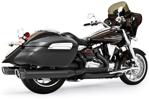 4" Racing System Black/Black Sculpted Tip Yamaha