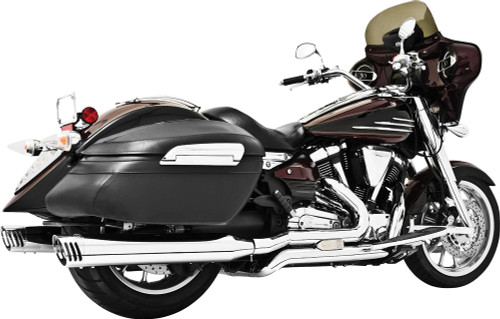 Duals W/4" Muffler Chrome Roadstar 1600 1700 Duals W/4" Muffler Chrome Roadstar 1600 1700