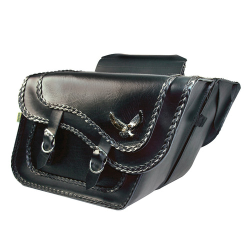 Saddlebag Super Slant Black Magic 16"X11"X6.5"