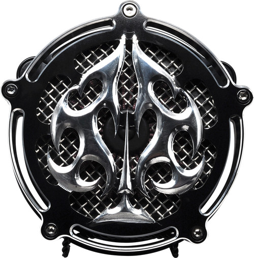 Billet Air Cleaner Ace's Wild Black Billet Air Cleaner Ace's Wild Black