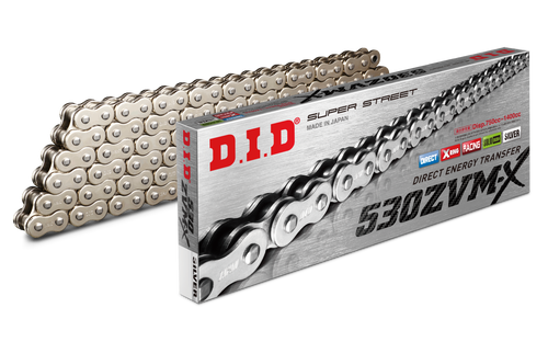 Super Street 530zvmxs 100l X Ring Chain Gold Super Street 530zvmxs 100l X Ring Chain Gold