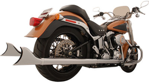 Sharktail Duals Chrome 2.5"Odx39" `97 06 Softail Sharktail Duals Chrome 2.5"Odx39" `97 06 Softail