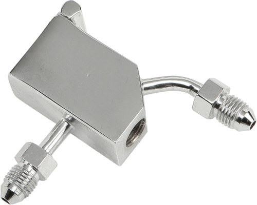 Rear Brake Manifold Chrome Softail 00 06 Rear Brake Manifold Chrome Softail 00 06