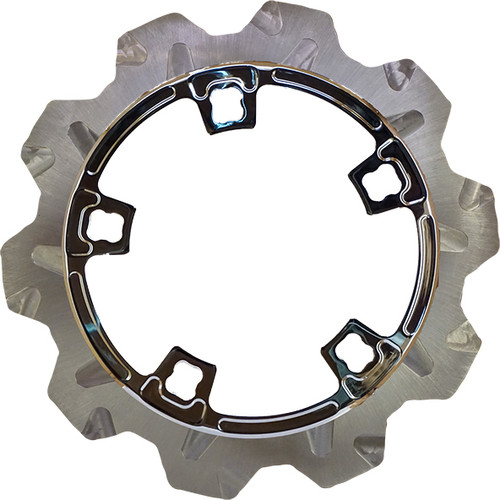 High Carbon Steel Perimeter Rotor Chrome 11.8" 2003-1023 High Carbon Steel Perimeter Rotor Chrome 11.8" 2003-1023