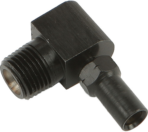 Sniper 2 Npt 90 Degree Male Adapter Black 1/8" Sniper 2 Npt 90 Degree Male Adapter Black 1/8"