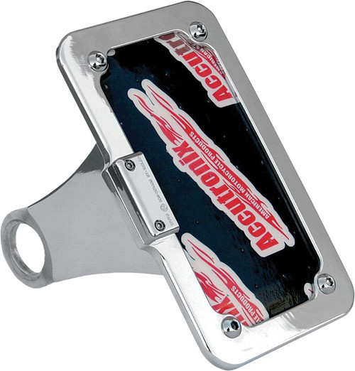 Side Mount License Plate Chrome Xl