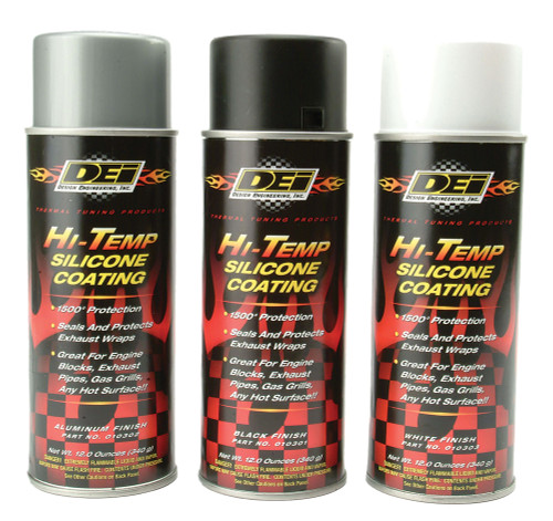 Hi Temp Silicone Coating Assortment Case 12 Oz 6/Pk Hi Temp Silicone Coating Assortment Case 12 Oz 6/Pk