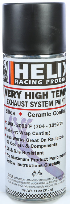 Very High Temp Exhaust System Paint Flat Black 11oz Very High Temp Exhaust System Paint Flat Black 11oz