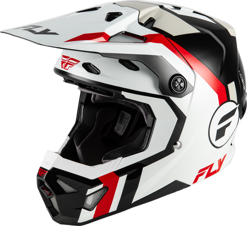 Formula Cp Seal Helmet White/Black/Red 2x Formula Cp Seal Helmet White/Black/Red 2x