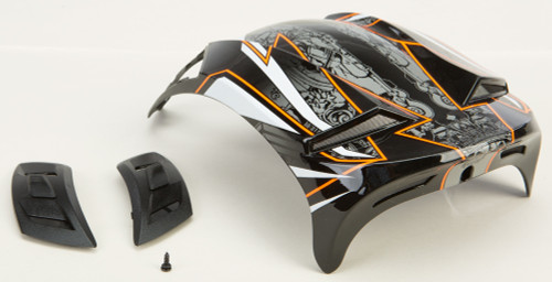 Gm 69 Top Vent Full Set Mayhem Black/Silver/Hi Vis Orange