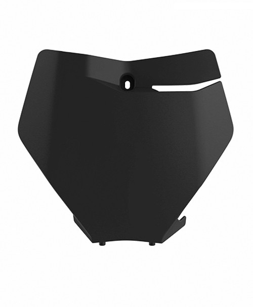 Front Number Plate Black Front Number Plate Black